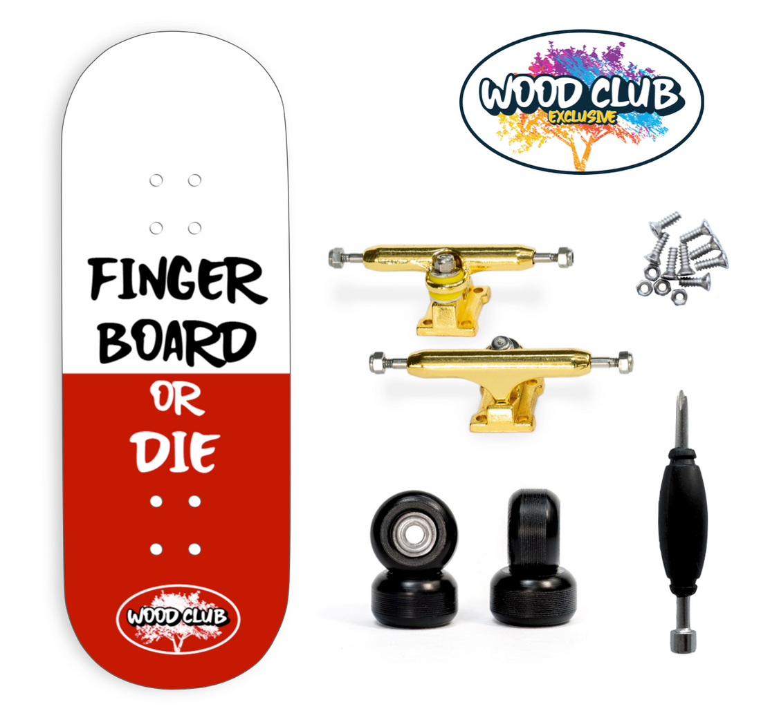 WoodClub EXCLUSIVE Fingerboard 32mm - "FB OR DIE"