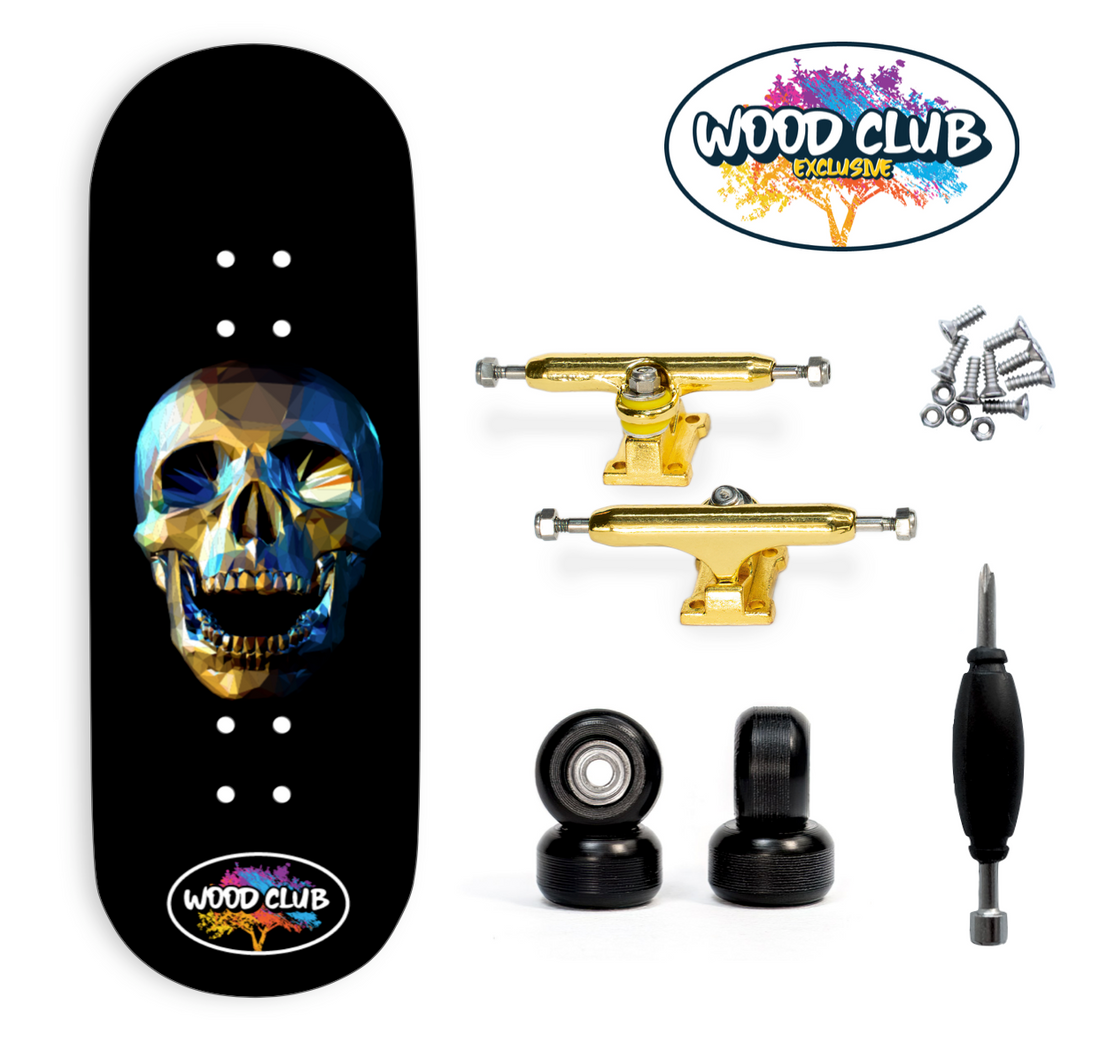 WoodClub EXCLUSIVE Fingerboard 32mm - "SKULL"