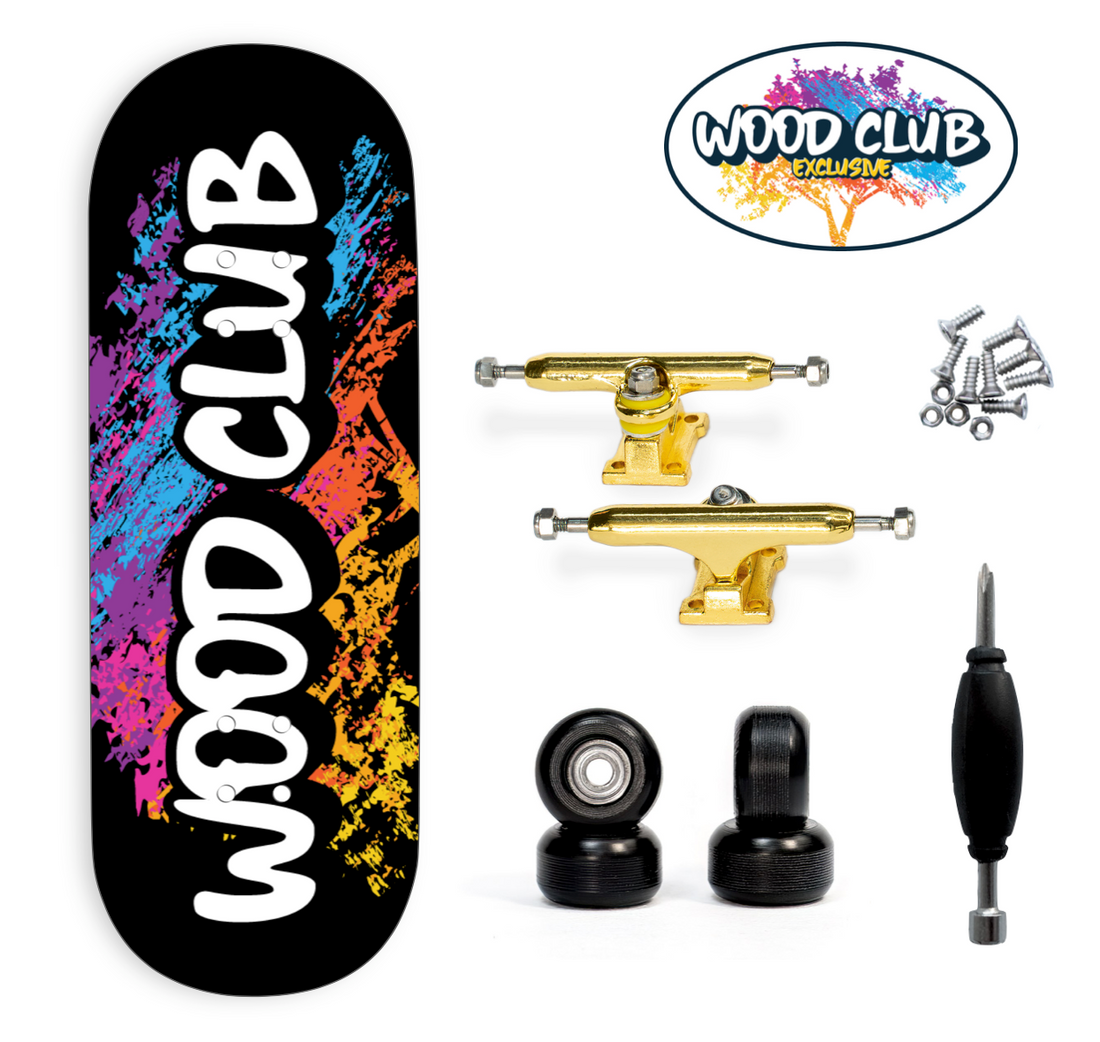 WoodClub EXCLUSIVE Fingerboard 36mm - "LOGO BLACK"