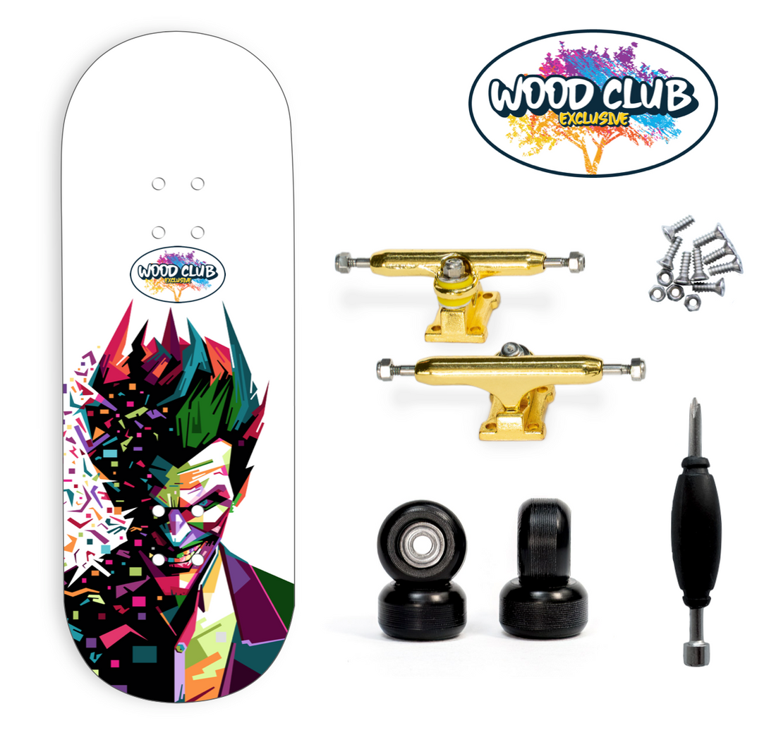 WoodClub EXCLUSIVE Fingerboard 32mm - "JOKER"