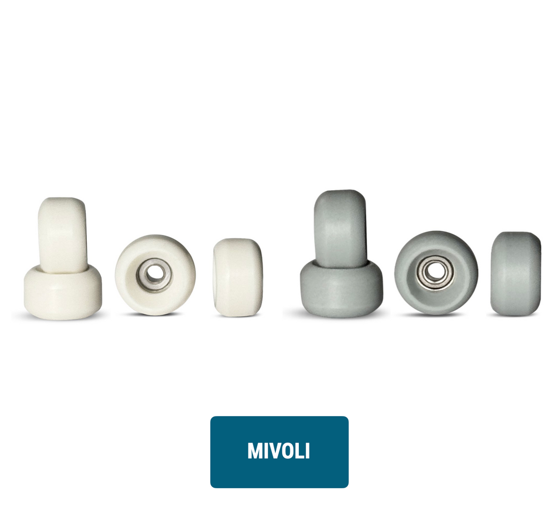 WoodClub EXCLUSIVE Fingerboard 32mm - "WHITE SKULLS"
