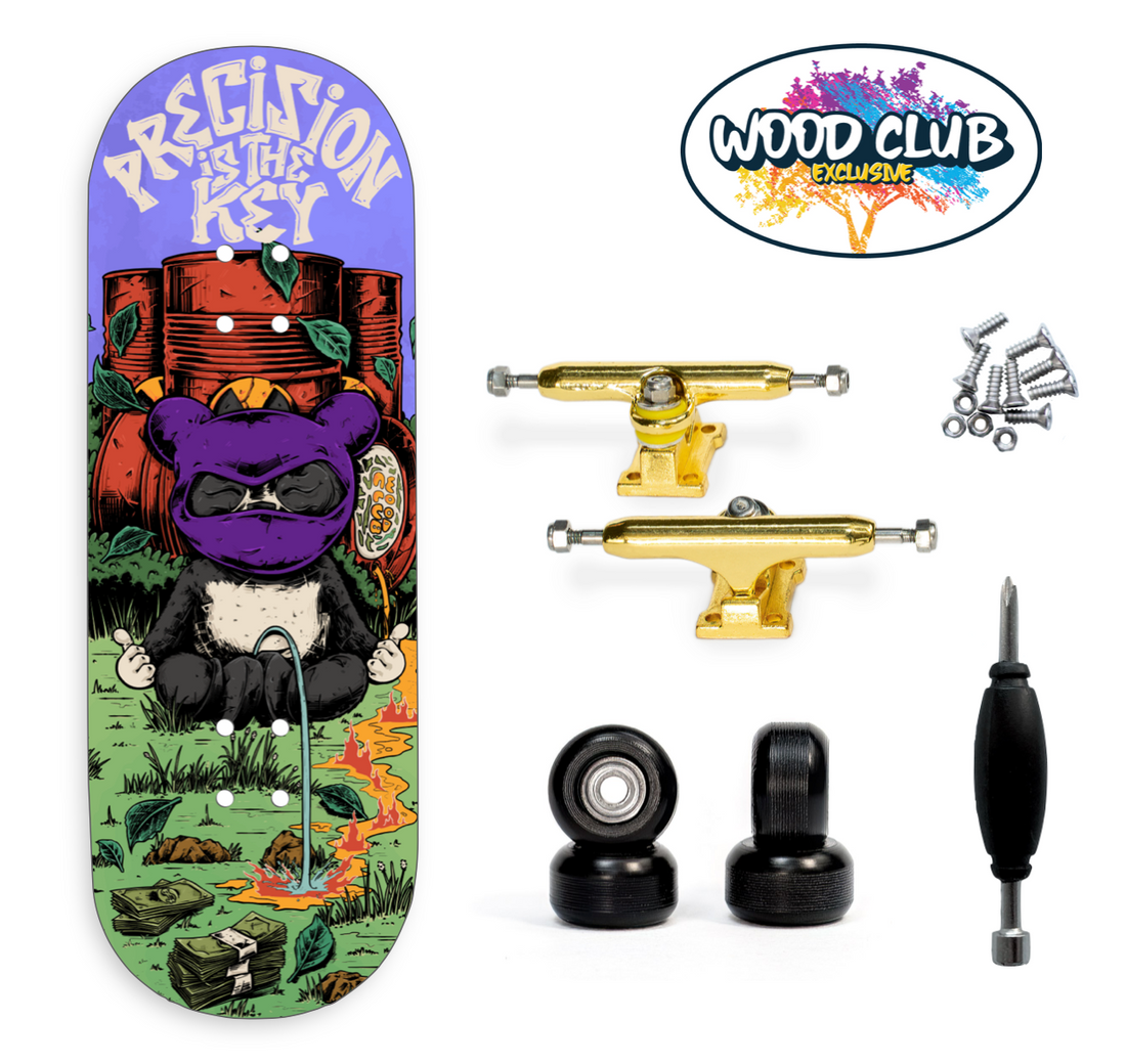 WoodClub EXCLUSIVE Fingerboard 32mm - "PRECISION IS KEY"