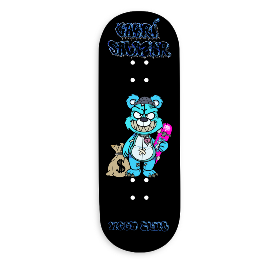 WoodClub EXCLUSIVE Dřevěná deska 32mm - "GABRI SALAZAR"