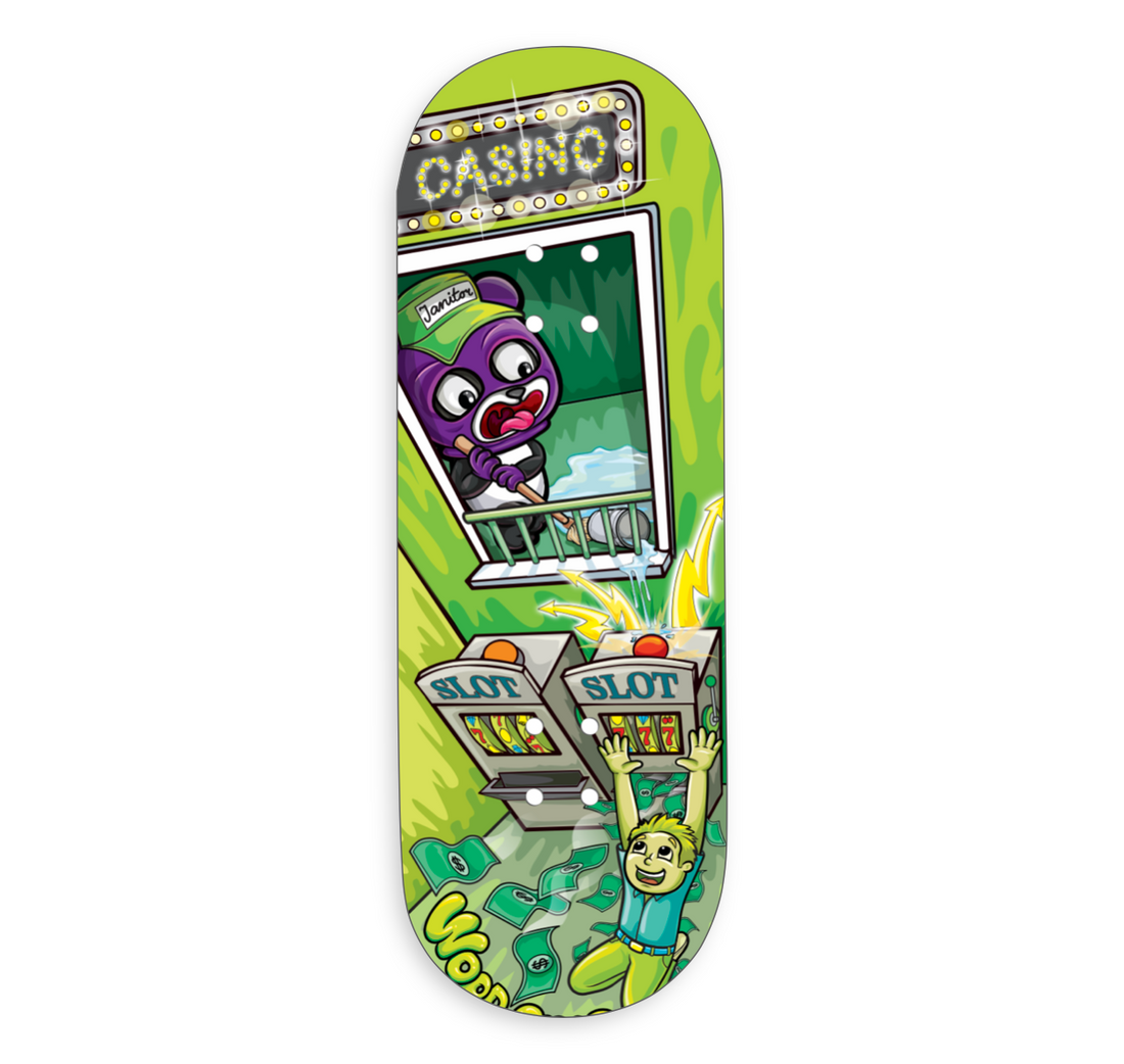 WoodClub EXCLUSIVE Dřevěná deska 32mm - "LUCKY DAY"