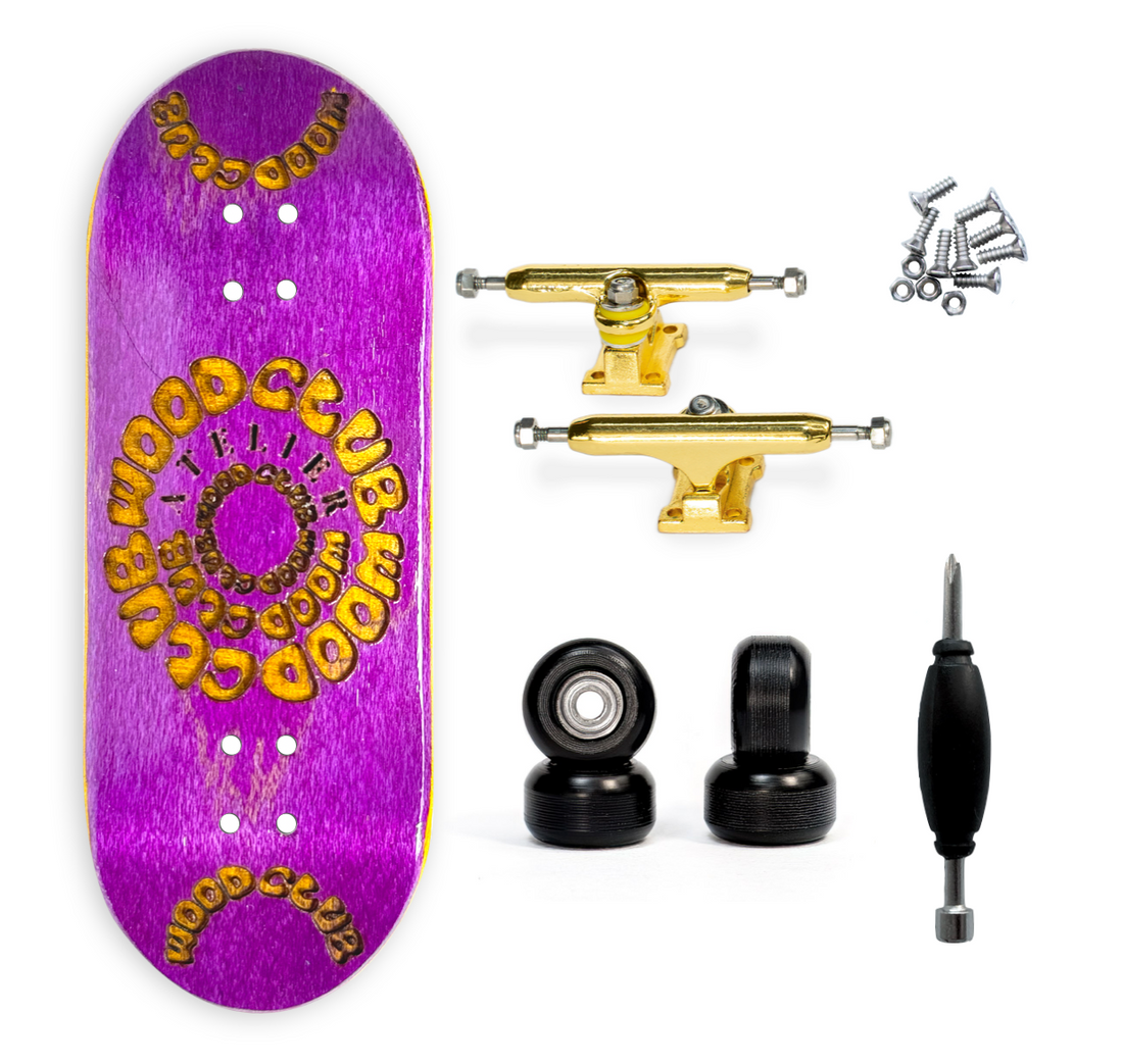 WoodClub ATELIER Fingerboard 33,7mm - "Phantom Purple"