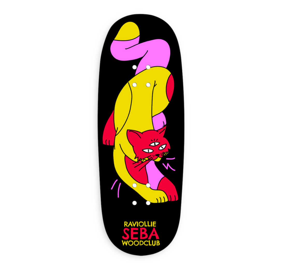 WoodClub EXCLUSIVE Dřevěná deska 35mm - "SEBAFSK8 ETHEREAL"