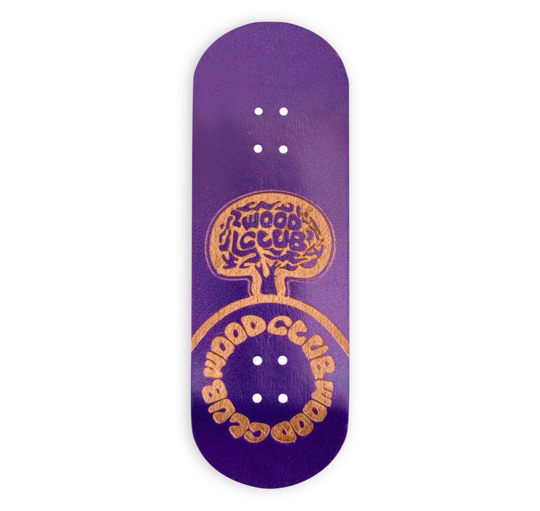 WoodClub Dřevená deska 32mm - Fialová