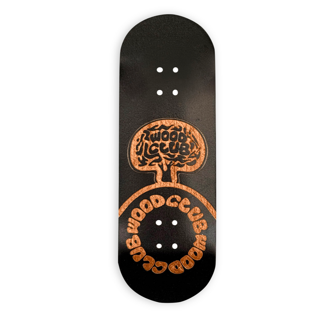 WoodClub Dřevená deska 32mm - Černá