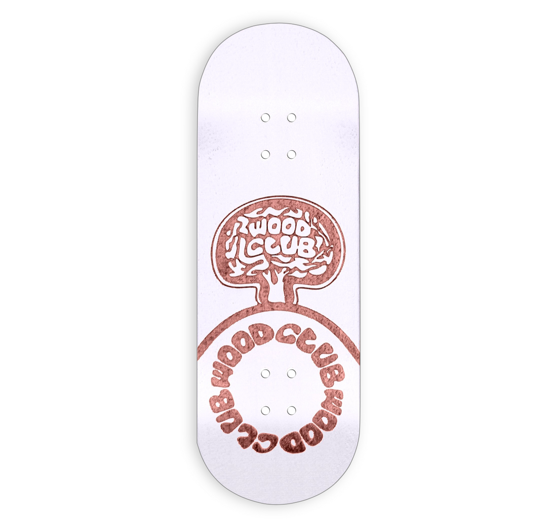 WoodClub Dřevěná deska 34mm - Bílá