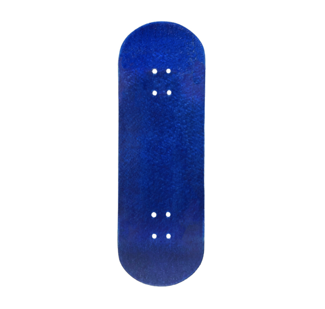 Drevená doska 32mm - Modrá - Drevené Fingerboardy Rampa Rampy Grip Fingerboard Blackriver Berlinwood