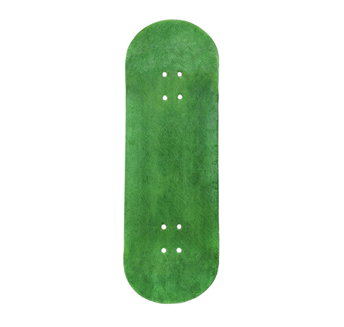 Drevená doska 32mm - Zelená - Drevené Fingerboardy Rampa Rampy Grip Fingerboard Blackriver Berlinwood