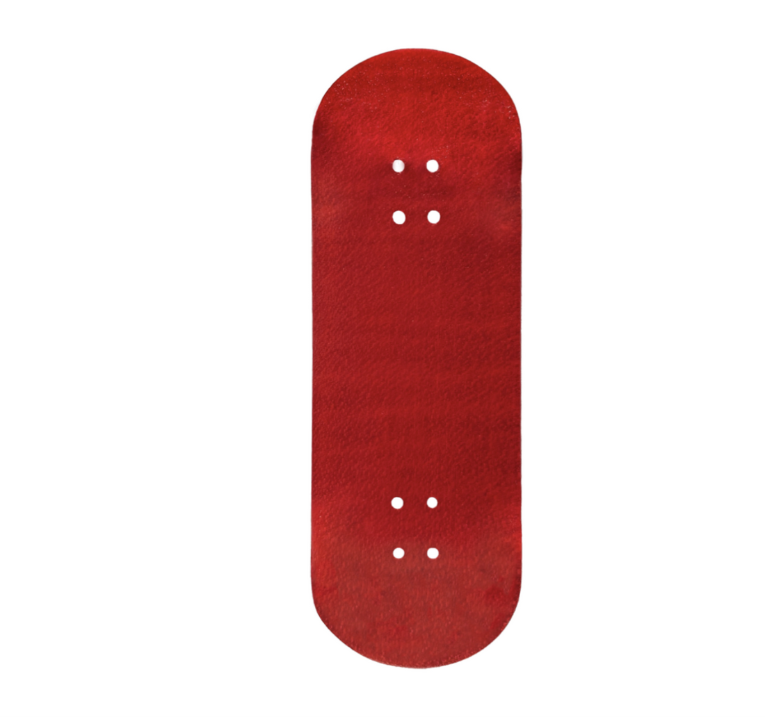 Drevená doska 32mm - Červená - Drevené Fingerboardy Rampa Rampy Grip Fingerboard Blackriver Berlinwood
