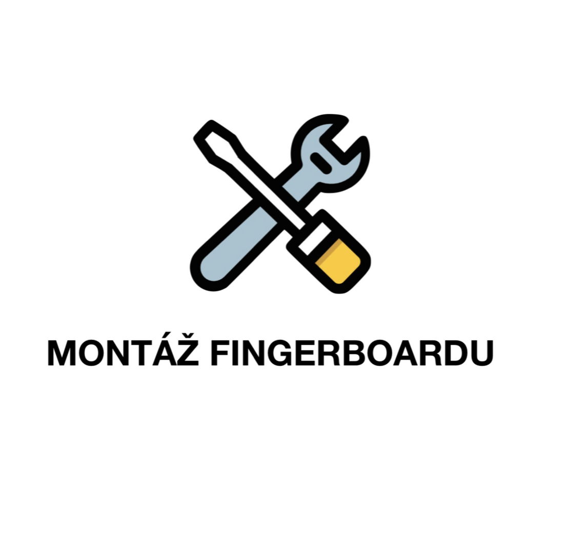 Poskladanie Fingerboardu - 32mm - Drevené Fingerboardy Rampa Rampy Grip Fingerboard Blackriver Berlinwood