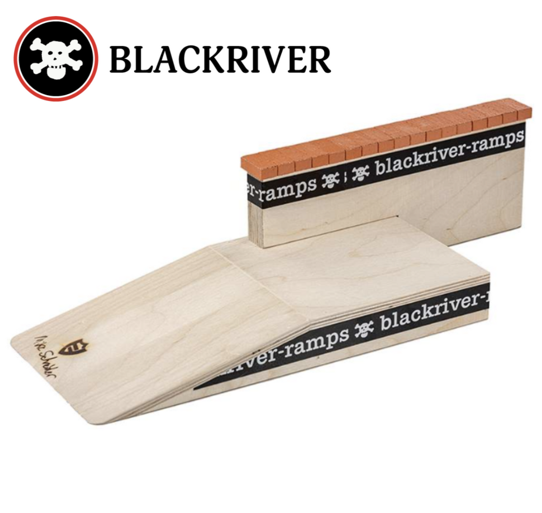 Blackriver Mike Schneider III Brick Ledge - Drevené Fingerboardy Rampa Rampy Grip Fingerboard Blackriver Berlinwood