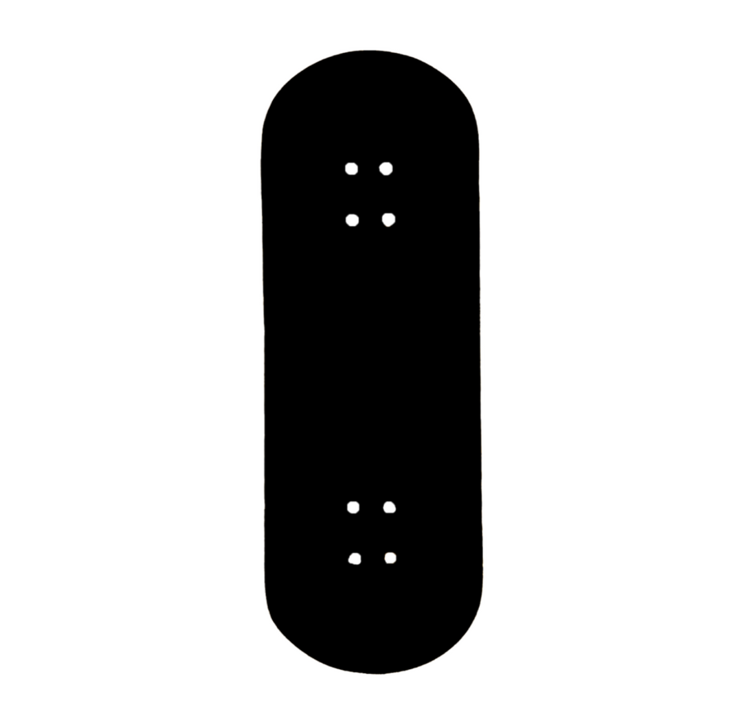 Drevená doska 32mm - Čierna - Drevené Fingerboardy Rampa Rampy Grip Fingerboard Blackriver Berlinwood