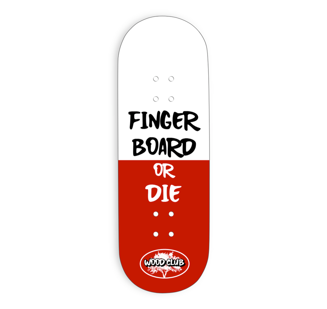 WoodClub EXCLUSIVE Dřevěná deska 32mm - "FB or DIE"