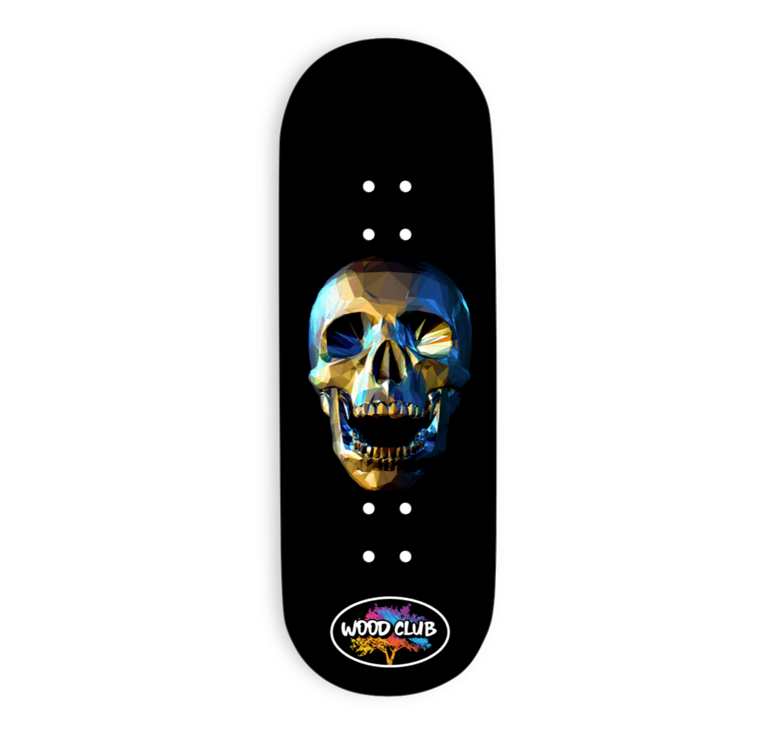 WoodClub EXCLUSIVE Dřevěná deska 32mm - "SKULL"