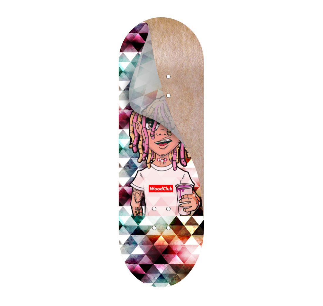 WoodClub Graphic Deck Wrap - "LIL"