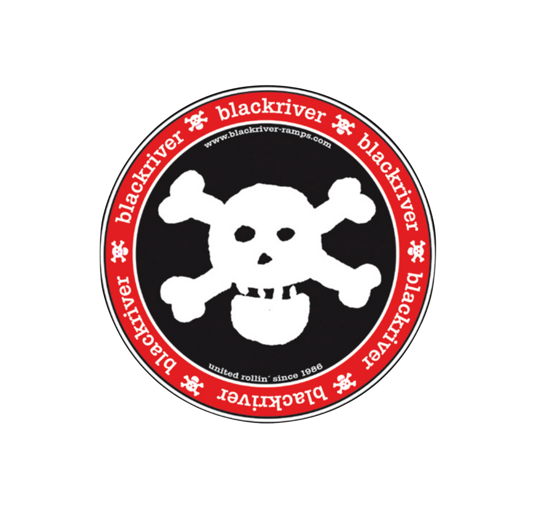 Blackriver Nálepka S "Blackriver Skull"