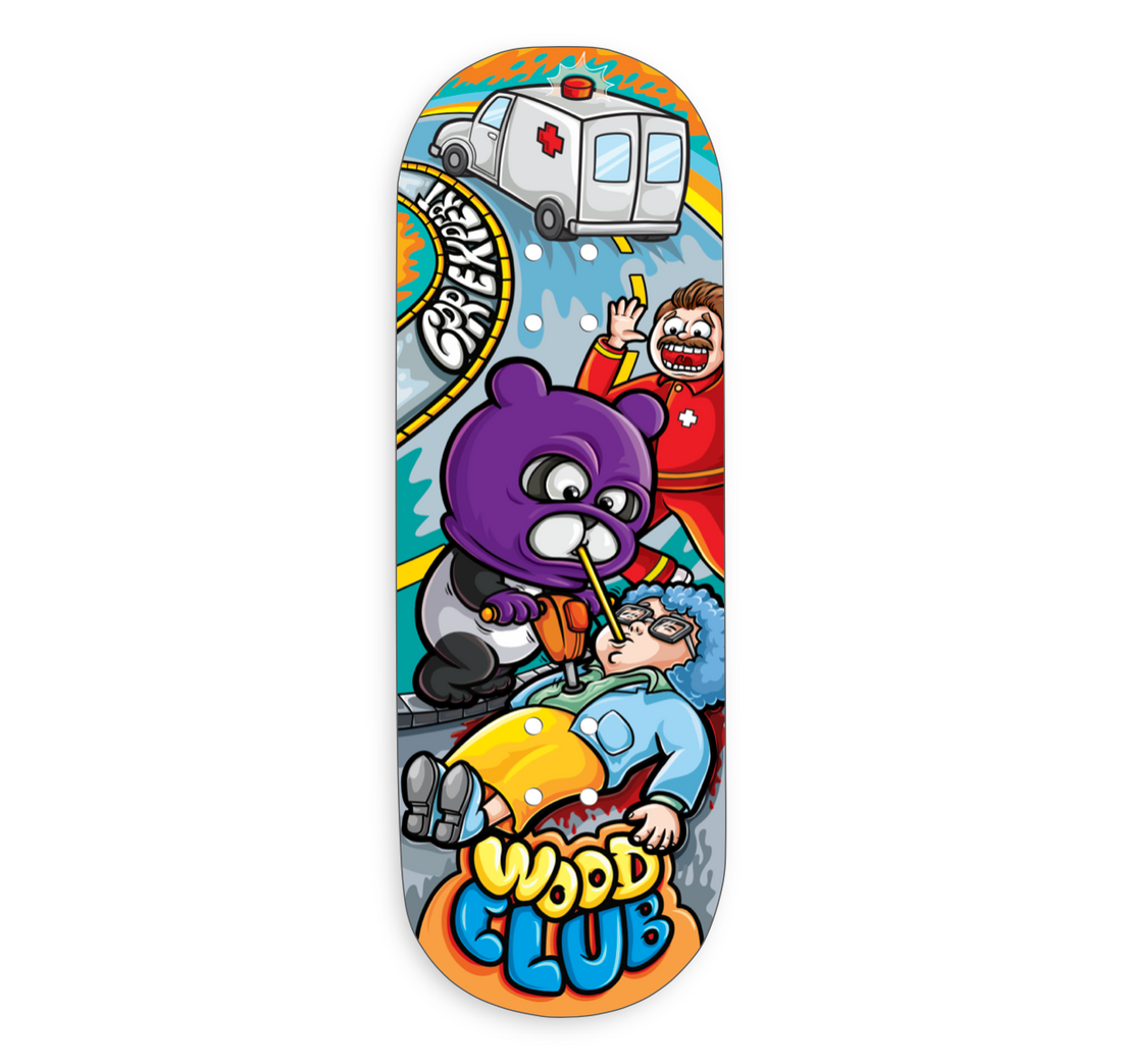 WoodClub EXCLUSIVE Dřevěná deska 32mm - "CPR"