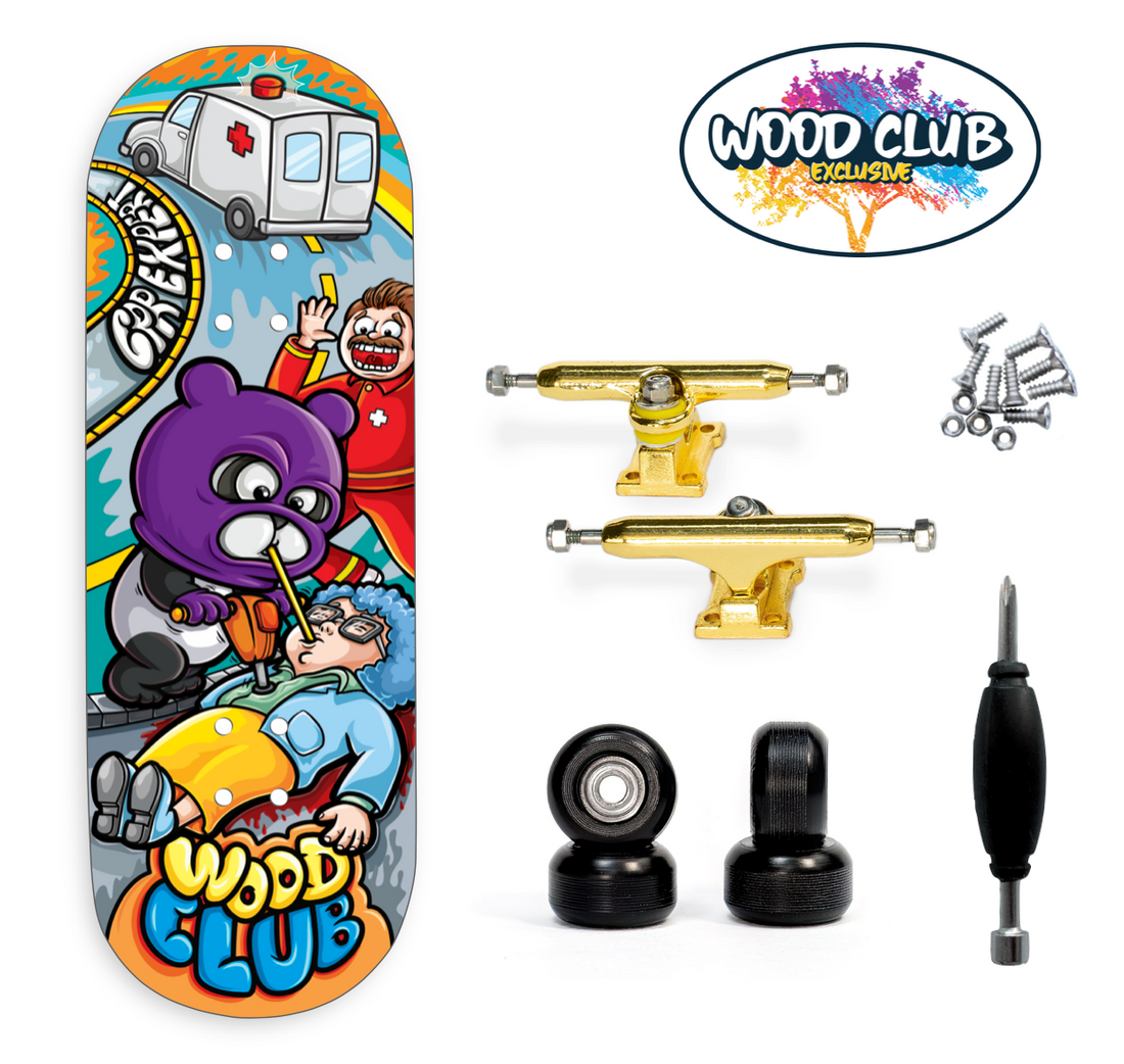 WoodClub EXCLUSIVE Fingerboard 32mm - "CPR"