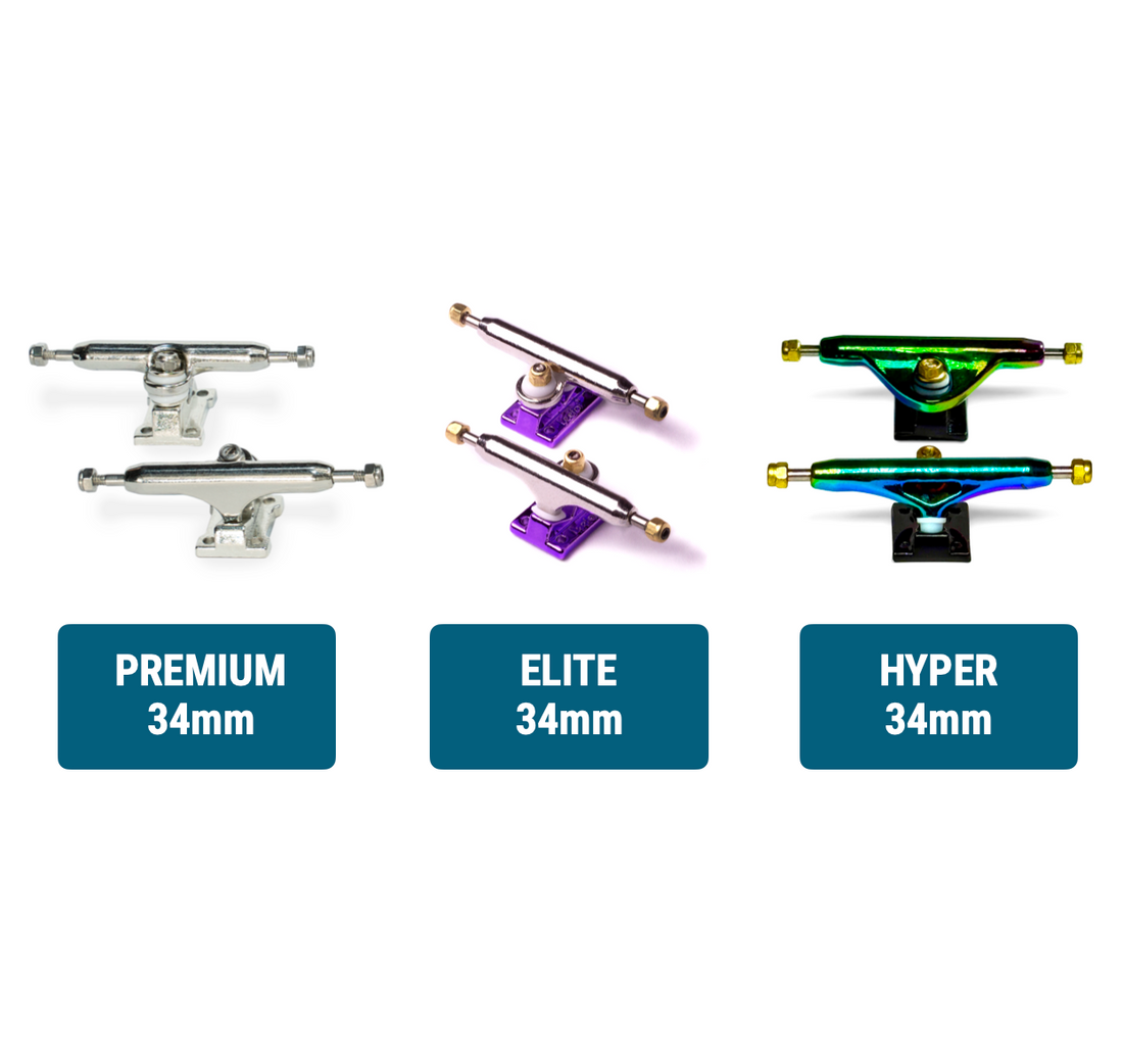 WoodClub Dřevěný Fingerboard 34mm - Fialový