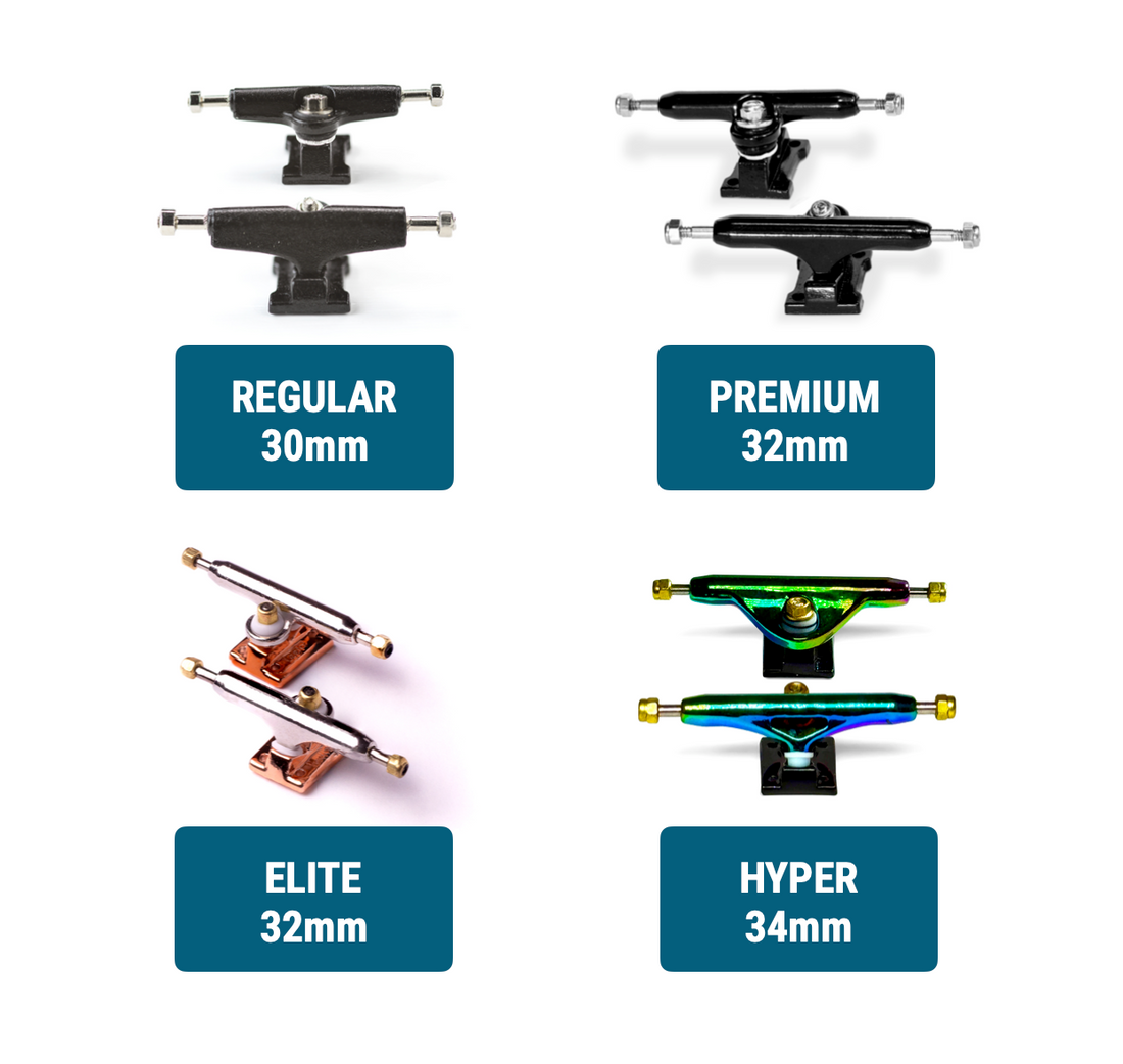 WoodClub Dřevěný Fingerboard 32mm - Zelený