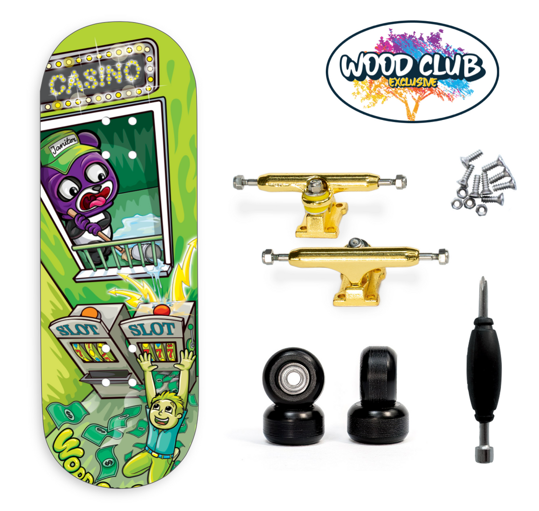 WoodClub EXCLUSIVE Fingerboard 32mm - "LUCKY DAY"
