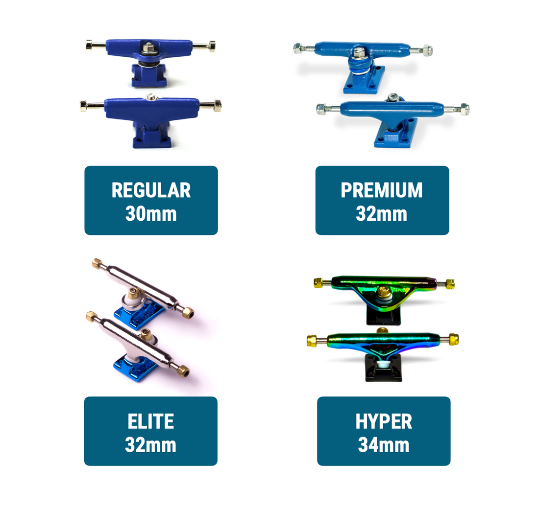 WoodClub Dřevěný Fingerboard 32mm - Bílý