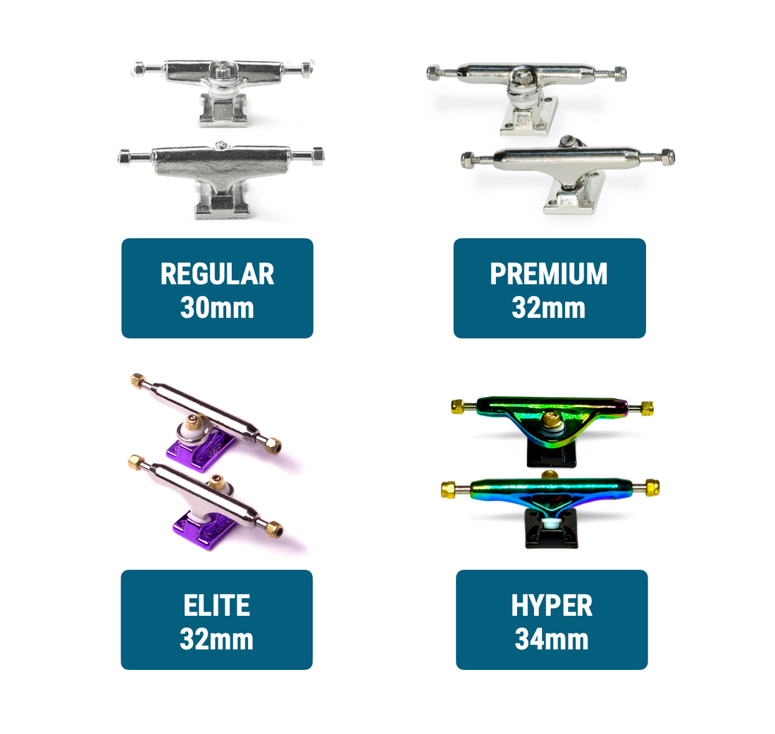 WoodClub Dřevěný Fingerboard 32mm - Fialový