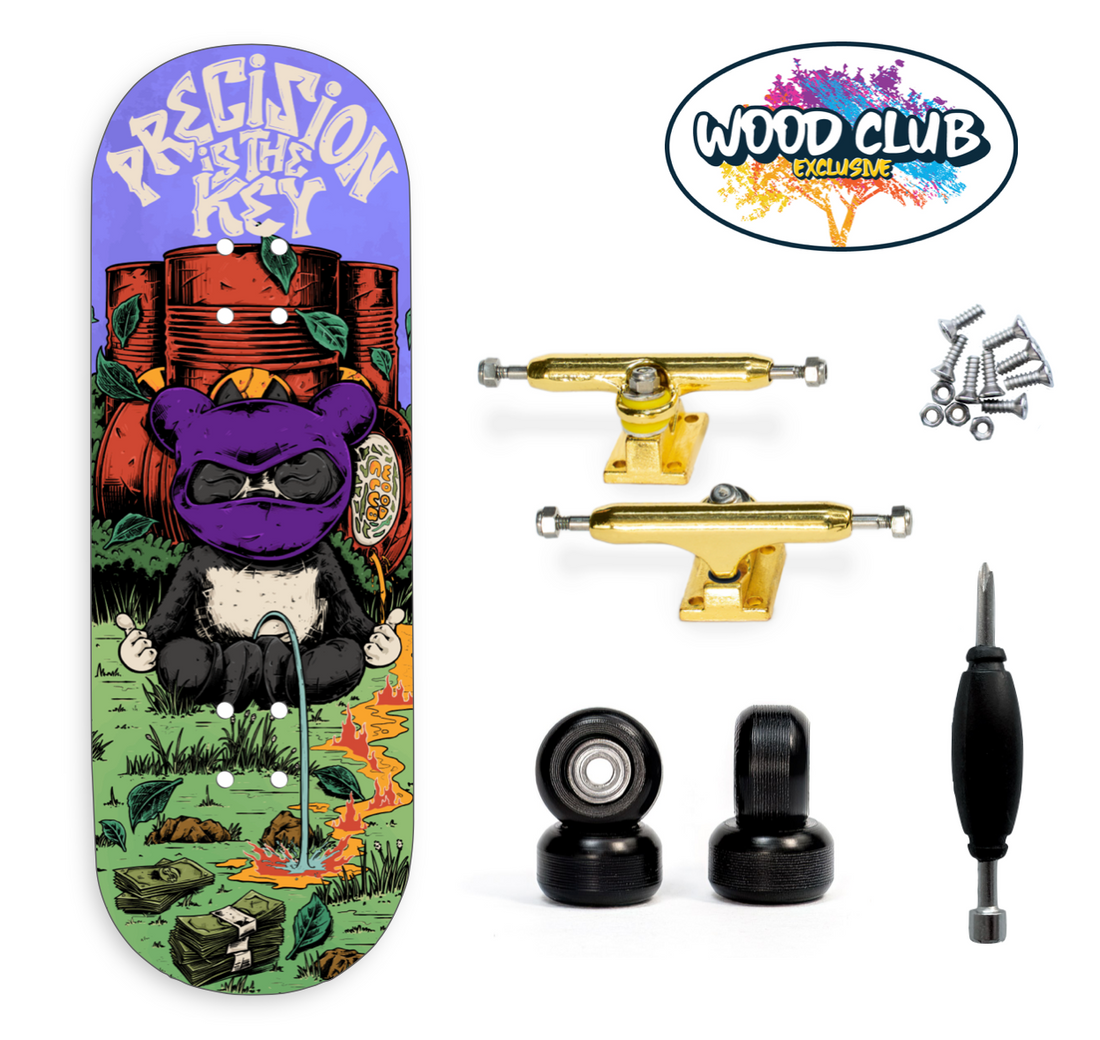 WoodClub EXCLUSIVE Fingerboard 32mm - "PRECISION IS KEY"