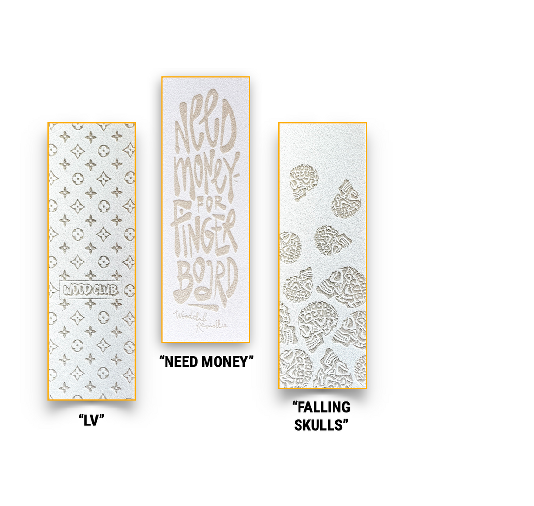 VYBER SI 3-PACK Pěnový grip tape EXCLUSIVE Bílý