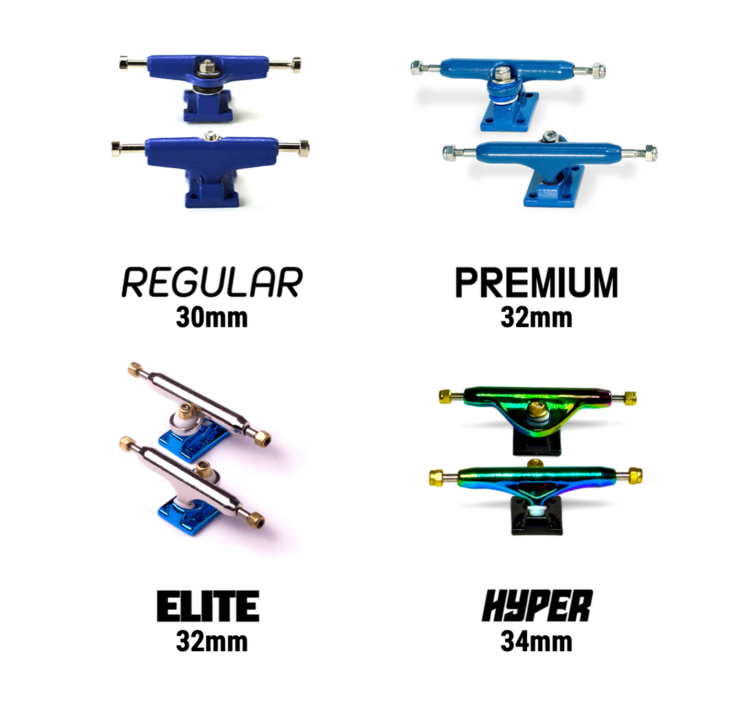 WoodClub Dřevěný Fingerboard 32mm - Bílý