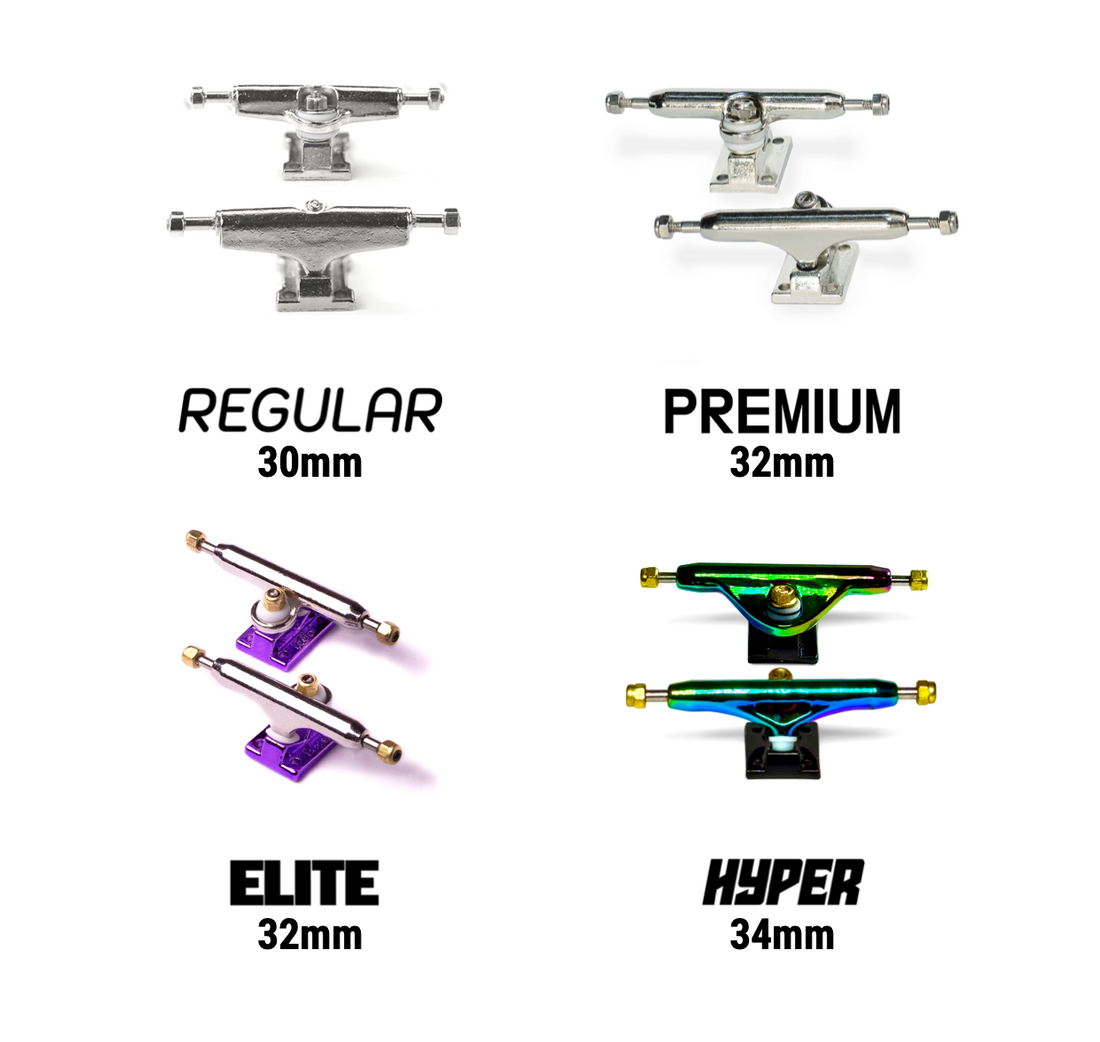 WoodClub Dřevěný Fingerboard 32mm - Fialový