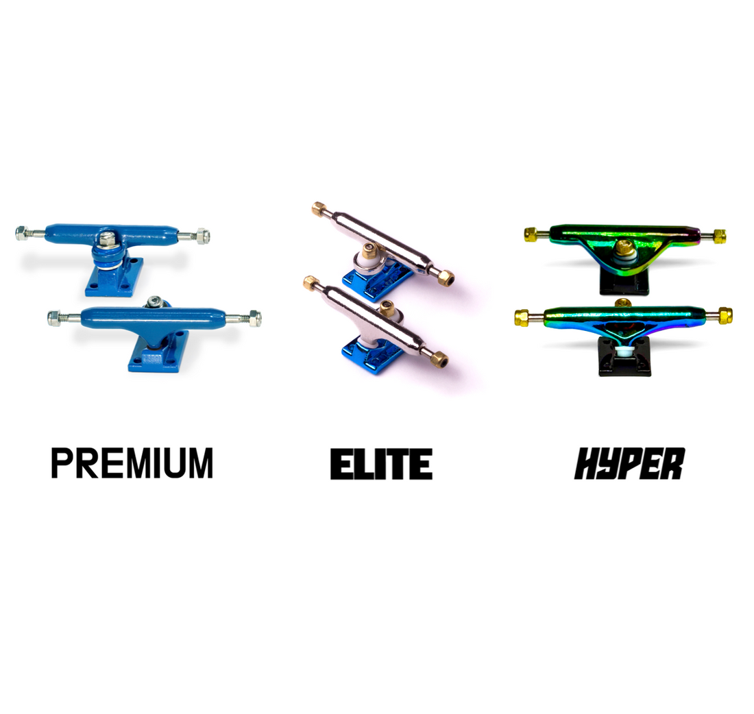 WoodClub Dřevěný Fingerboard 34mm - Bílý