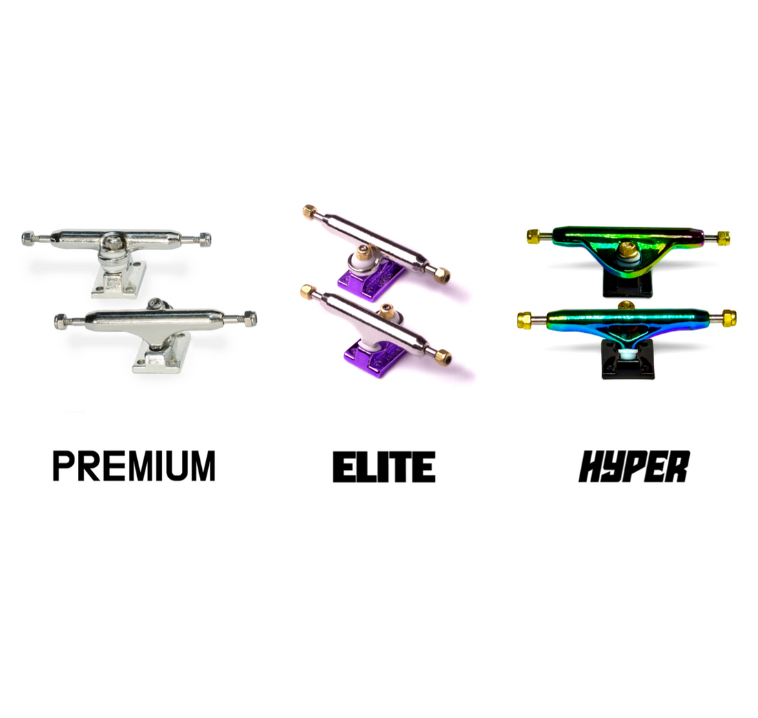 WoodClub Dřevěný Fingerboard 34mm - Fialový