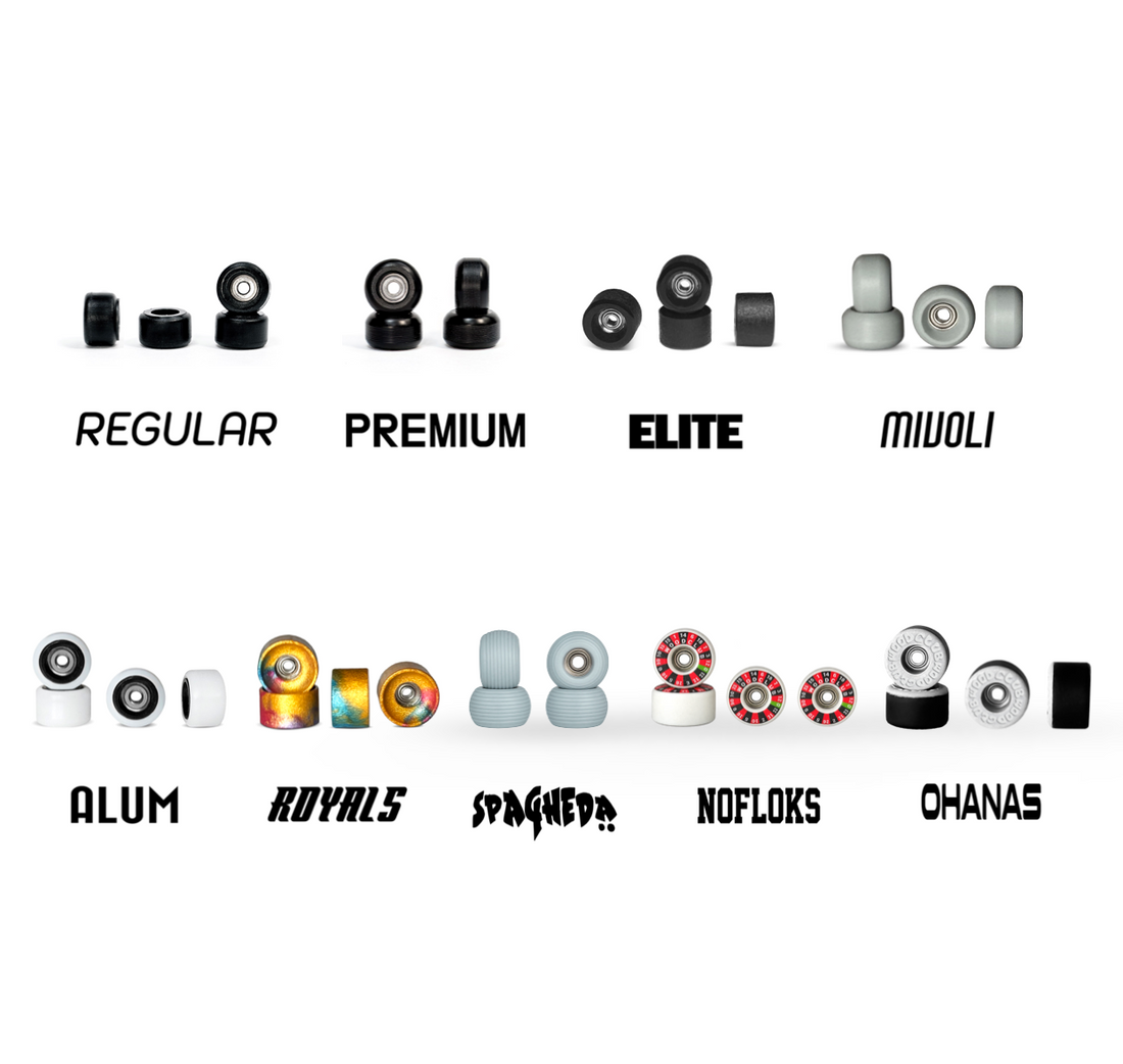 WoodClub Dřevěný Fingerboard 34mm - Bílý