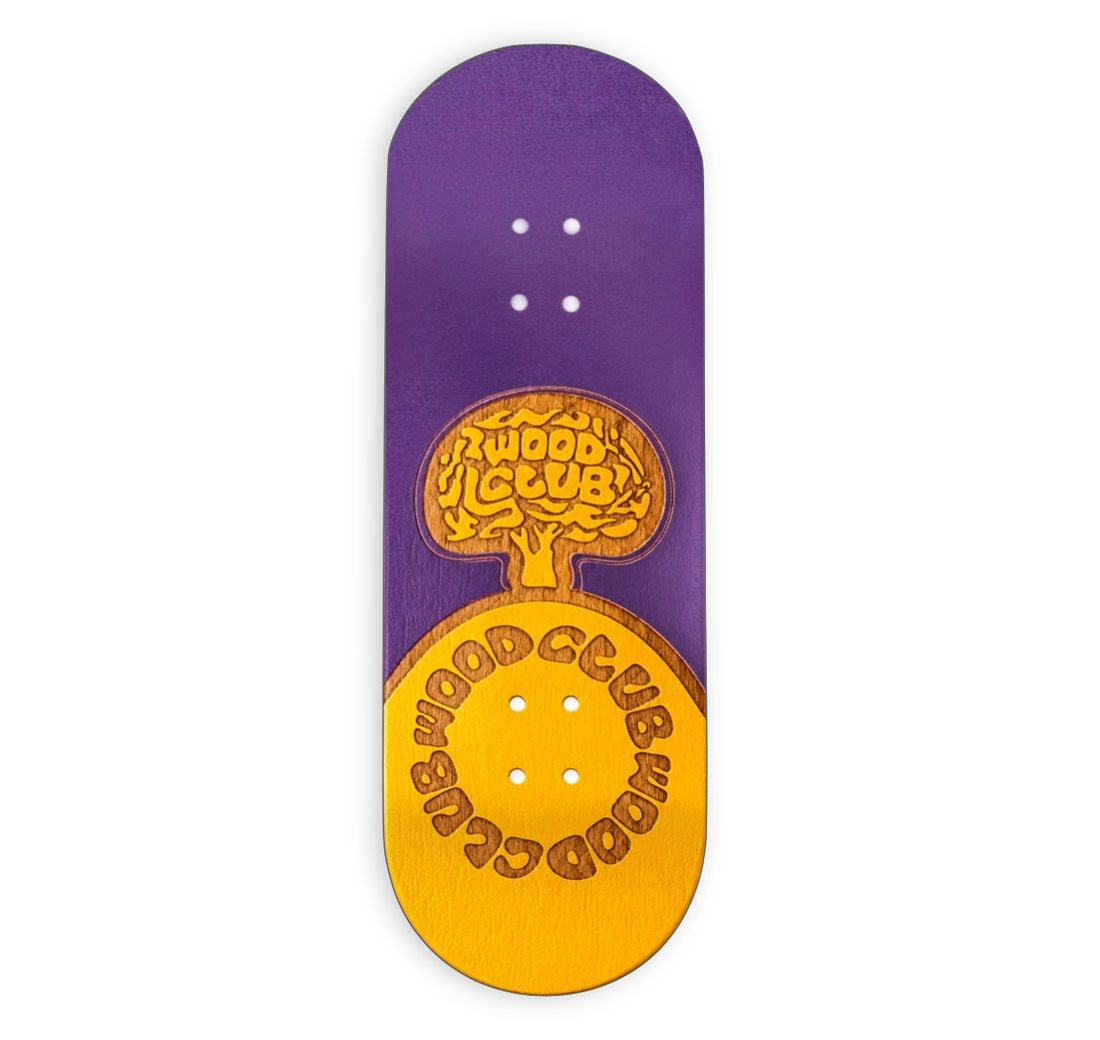 WoodClub Dřevená deska 32mm - "Purple Dip"