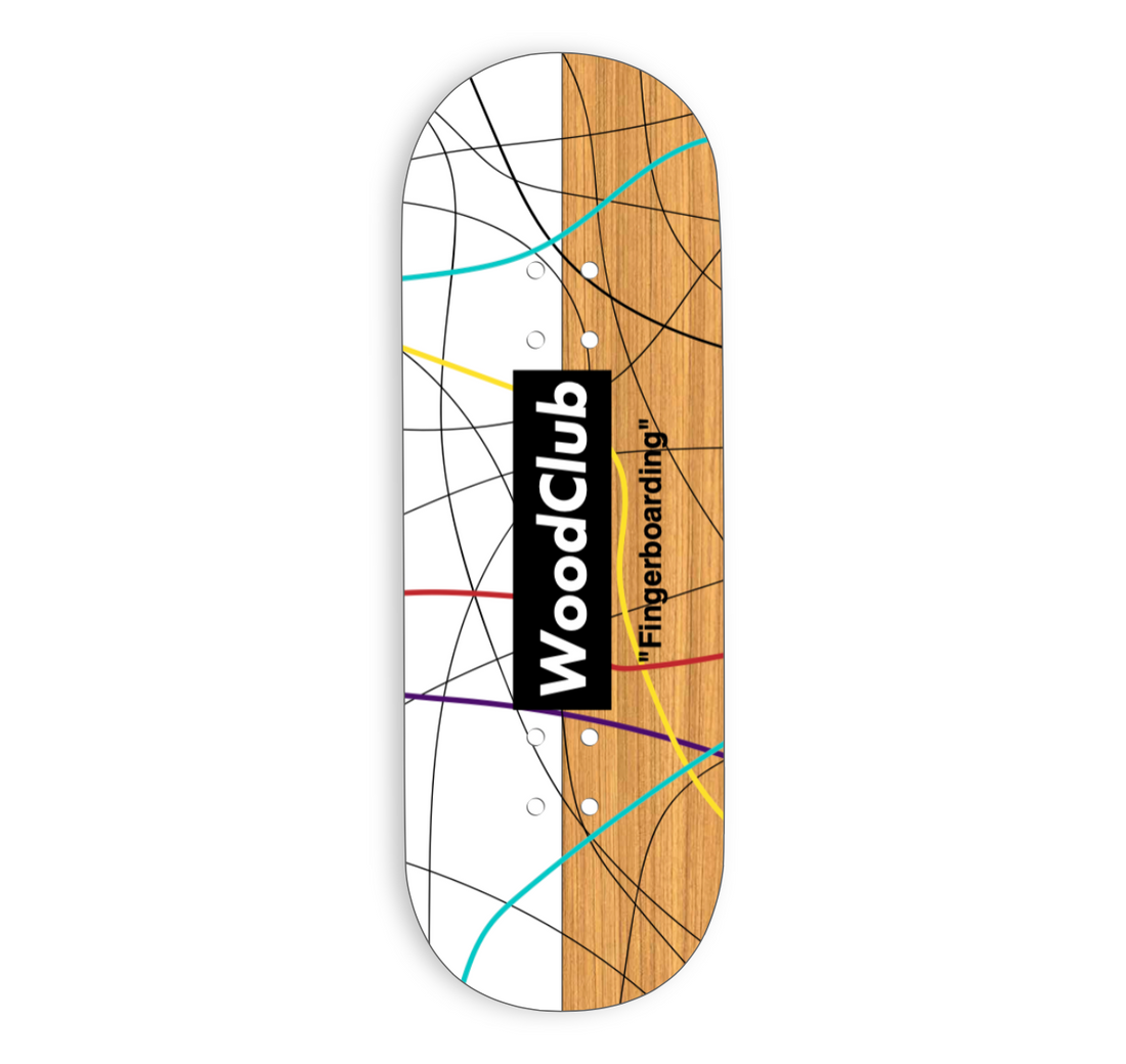 WoodClub Graphic Deck Wrap - "WOOD LINES"