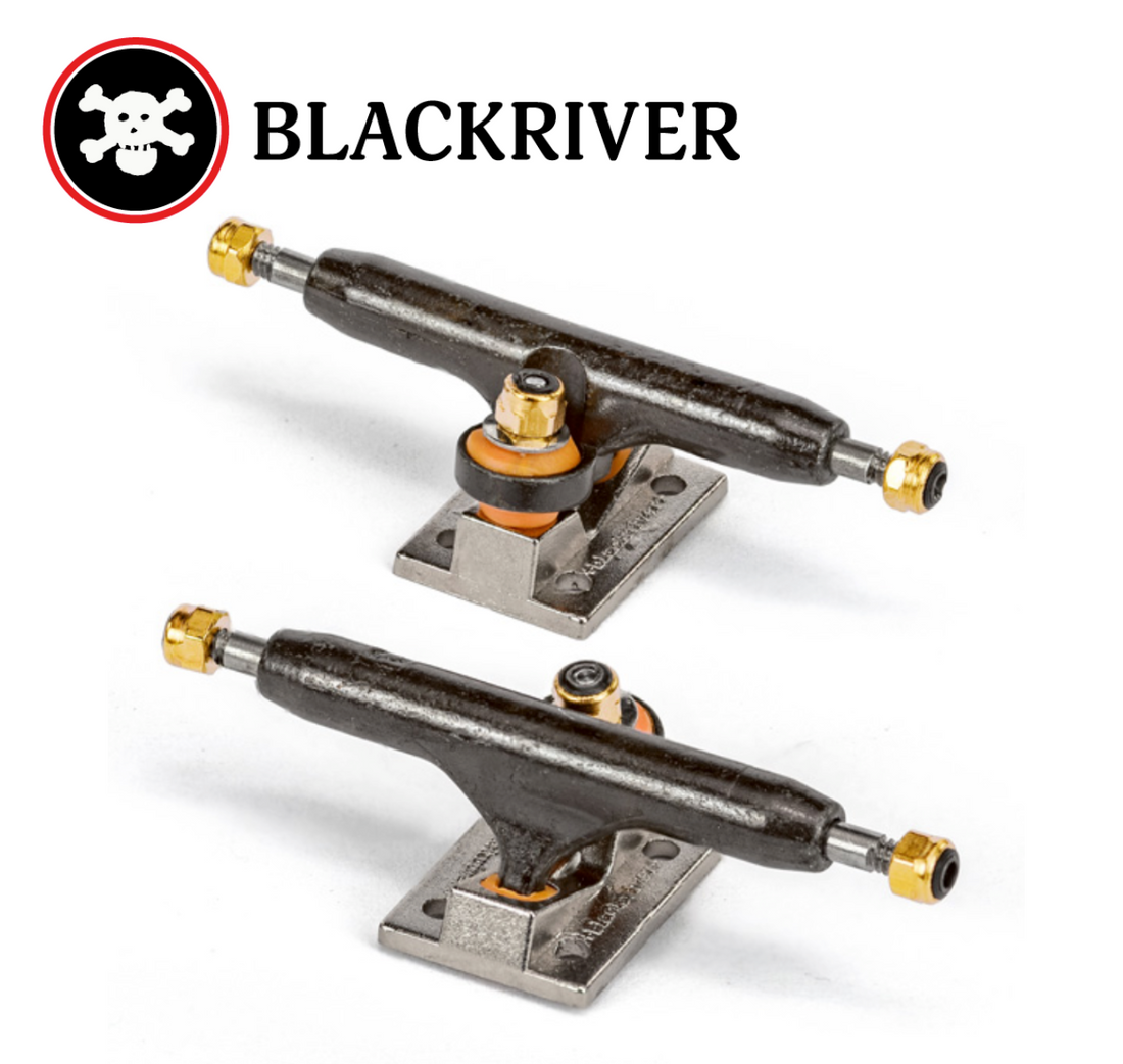 Blackriver Trucks 2.0, 32mm - Černá/Stříbrná