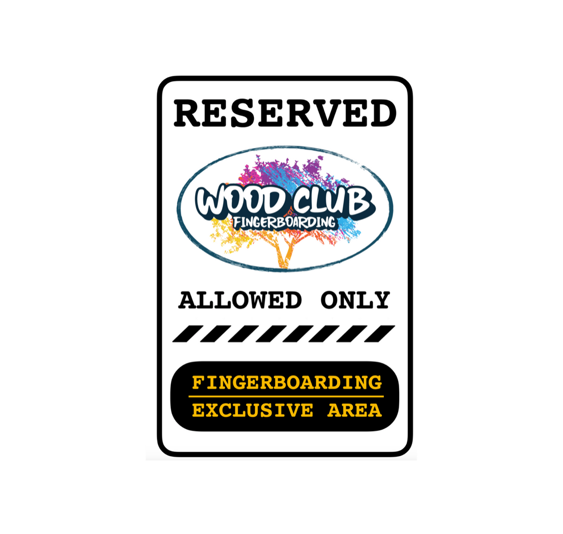 WoodClub Nálepka "WoodClub Allowed Only"