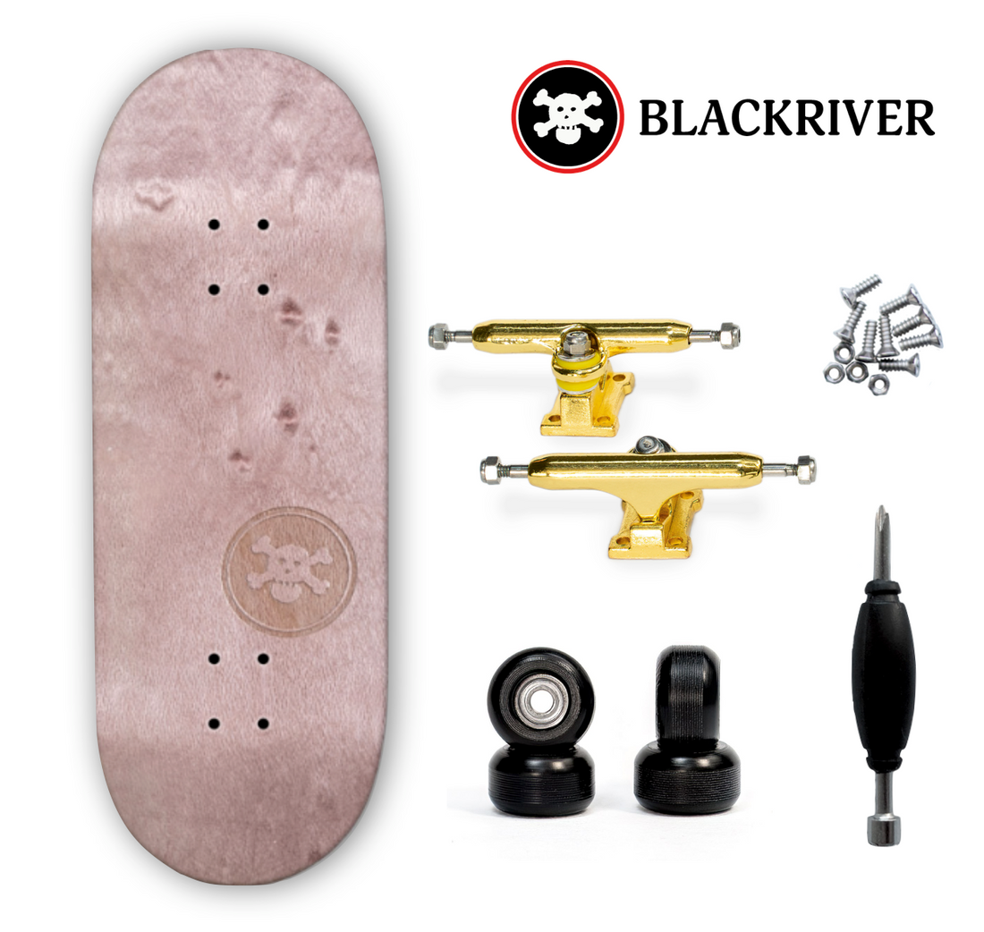 Blackriver Fingerboard 33,3mm - "BR Mini Logo" X-Wide Rosé